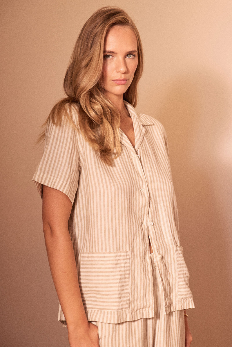 Gladys SS Linen Shirt
