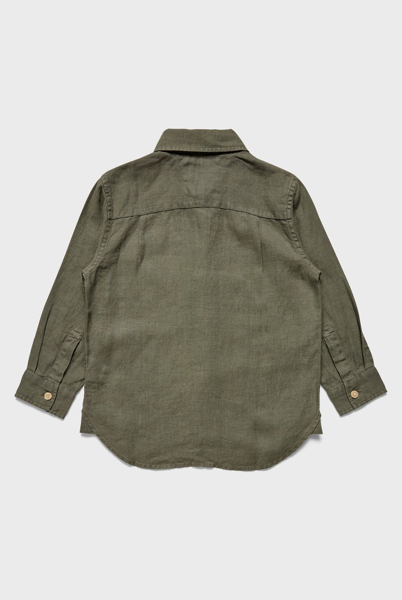 Kids Hampton Linen Shirt