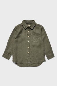 Kids Hampton Linen Shirt