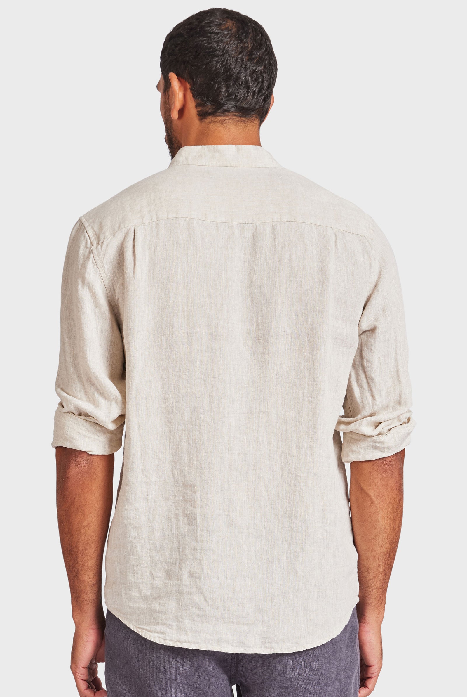 Hampton Linen Shirt in Aquamarine | Academy Brand