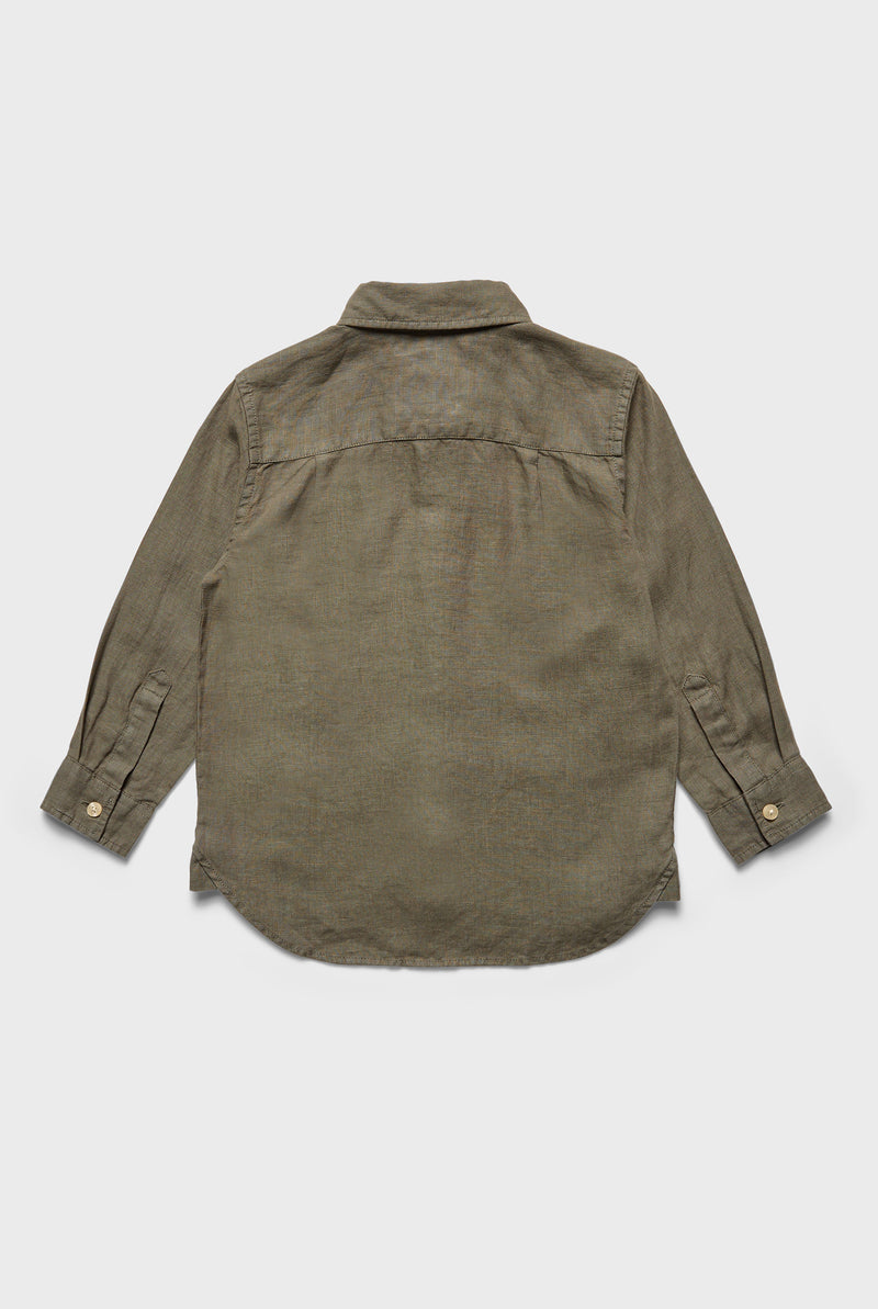 Kids Hampton Linen Shirt