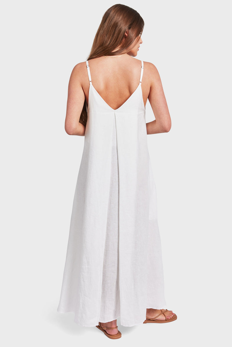 Hampton Linen Slip Dress