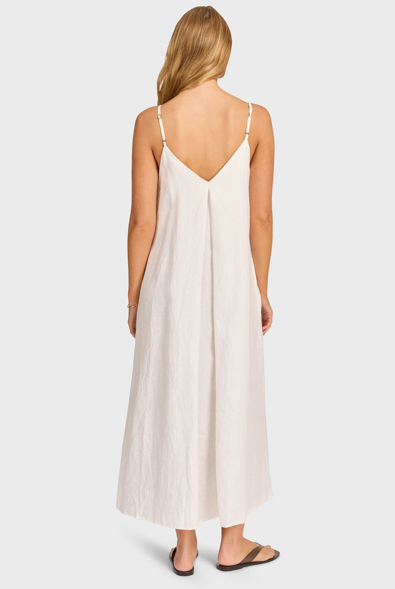 Hampton Linen Slip Dress