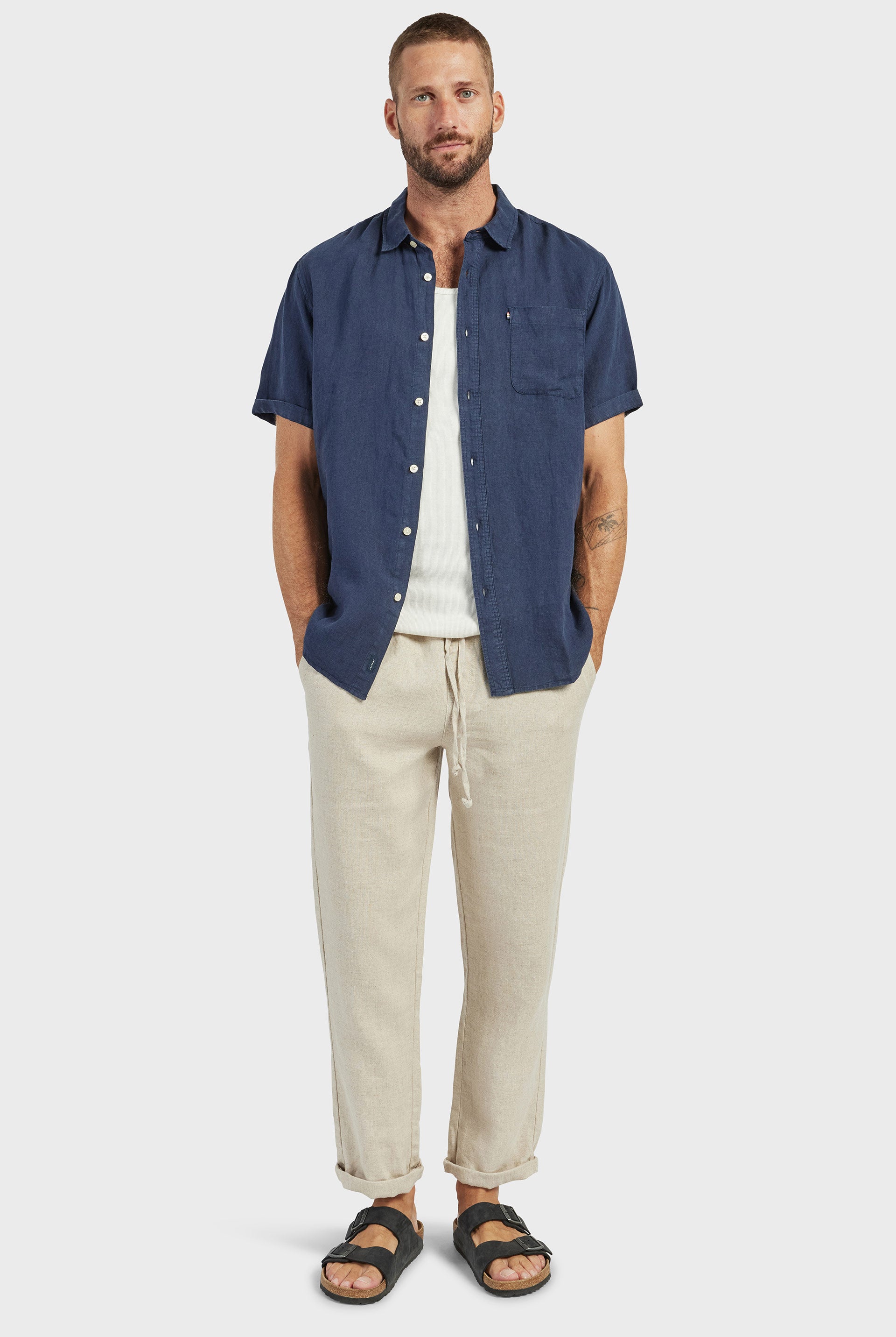 Academy Brand Hampton Linen Shirt main image 0