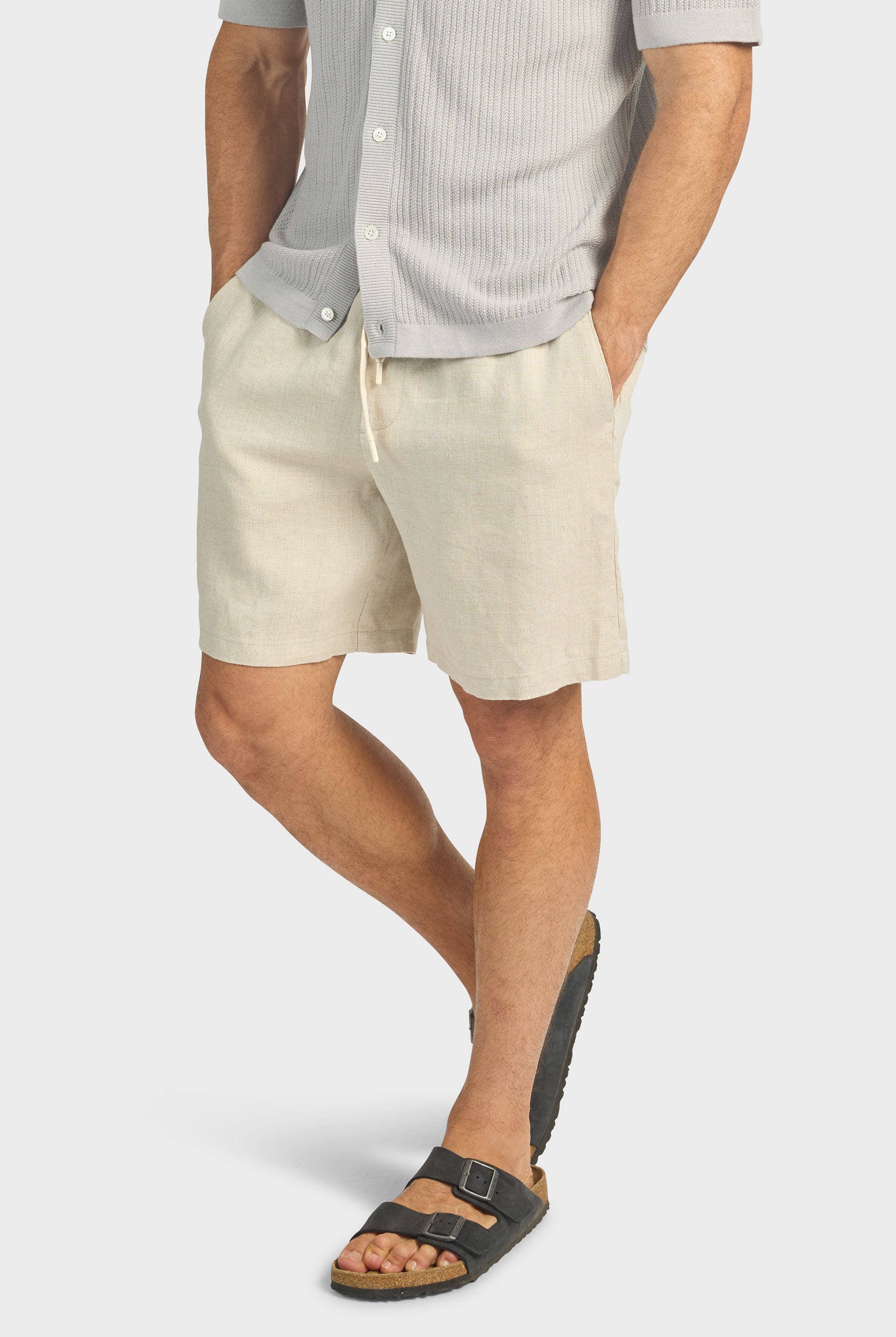 Jeff Linen Short — Linen Shorts | Academy Brand