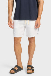 Jeff Piped Linen Short