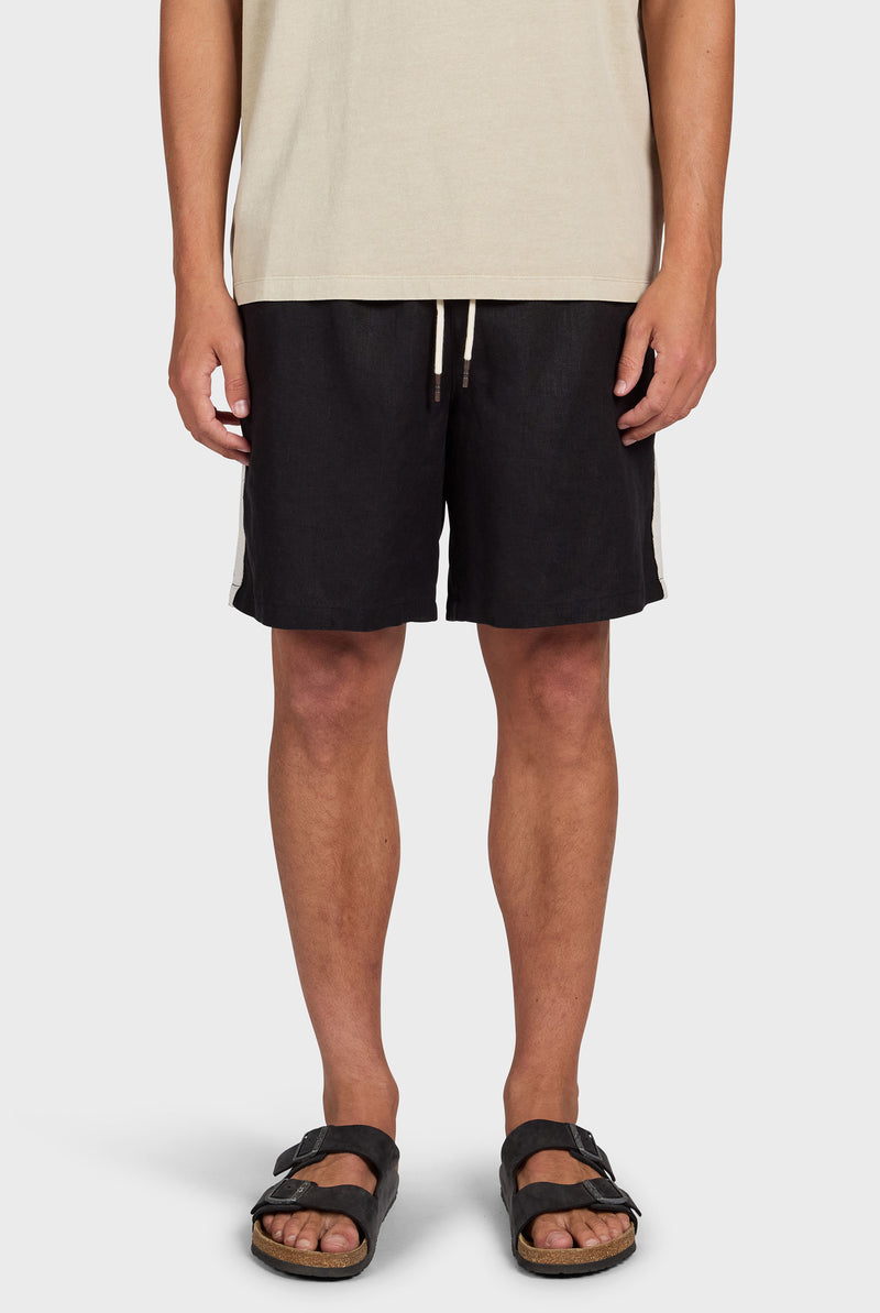 Jeff Taped Linen Short