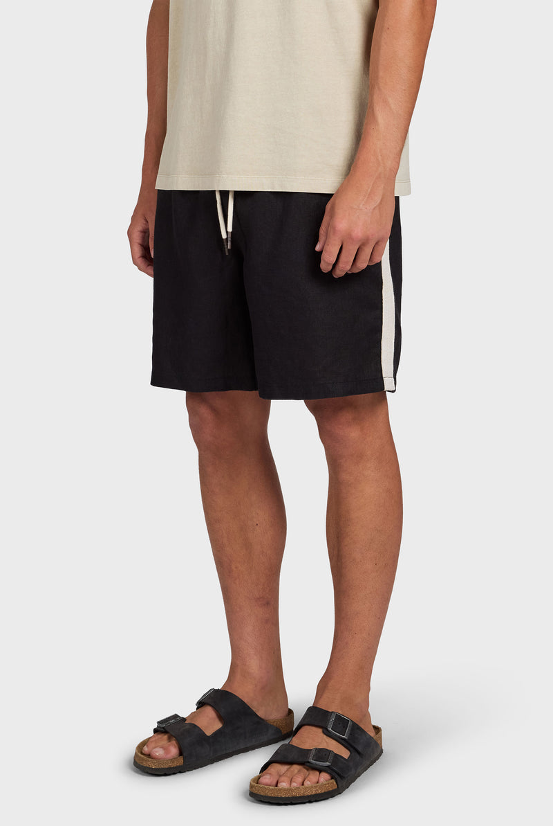 Jeff Taped Linen Short