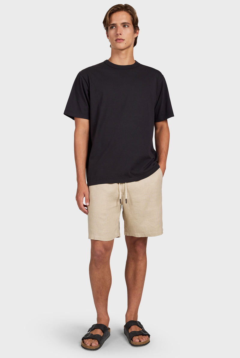 Jeff Taped Linen Short