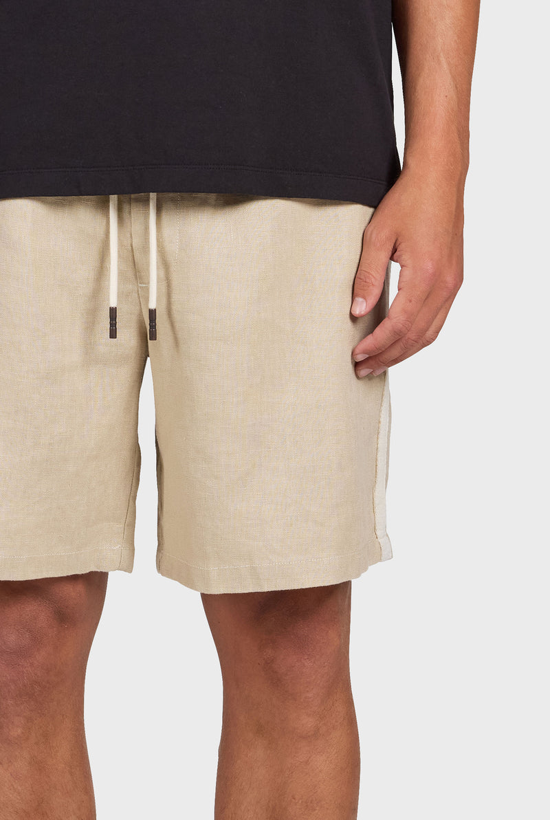Jeff Taped Linen Short