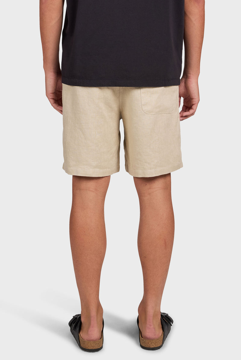 Jeff Taped Linen Short