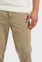 Jensen 5 Pocket Pant in Warm sand | Academy Brand