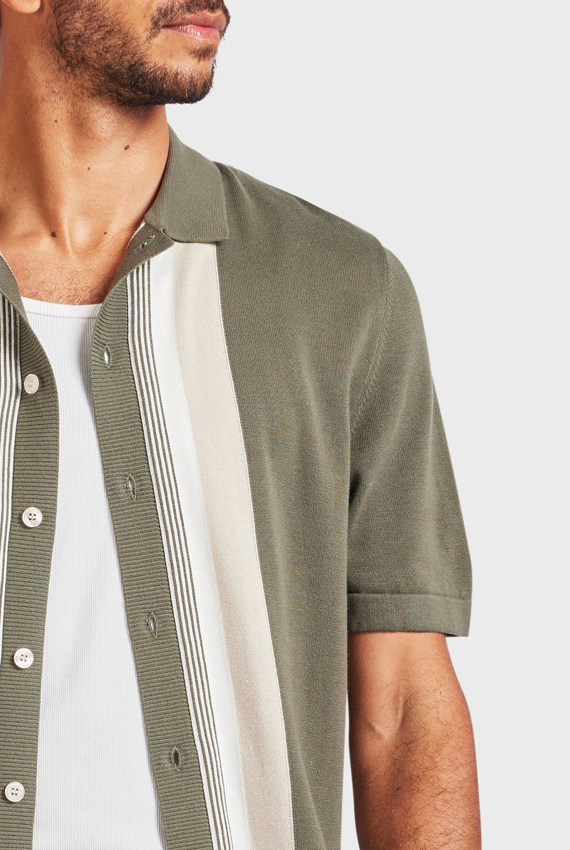 Joey Stripe Knit SS Shirt