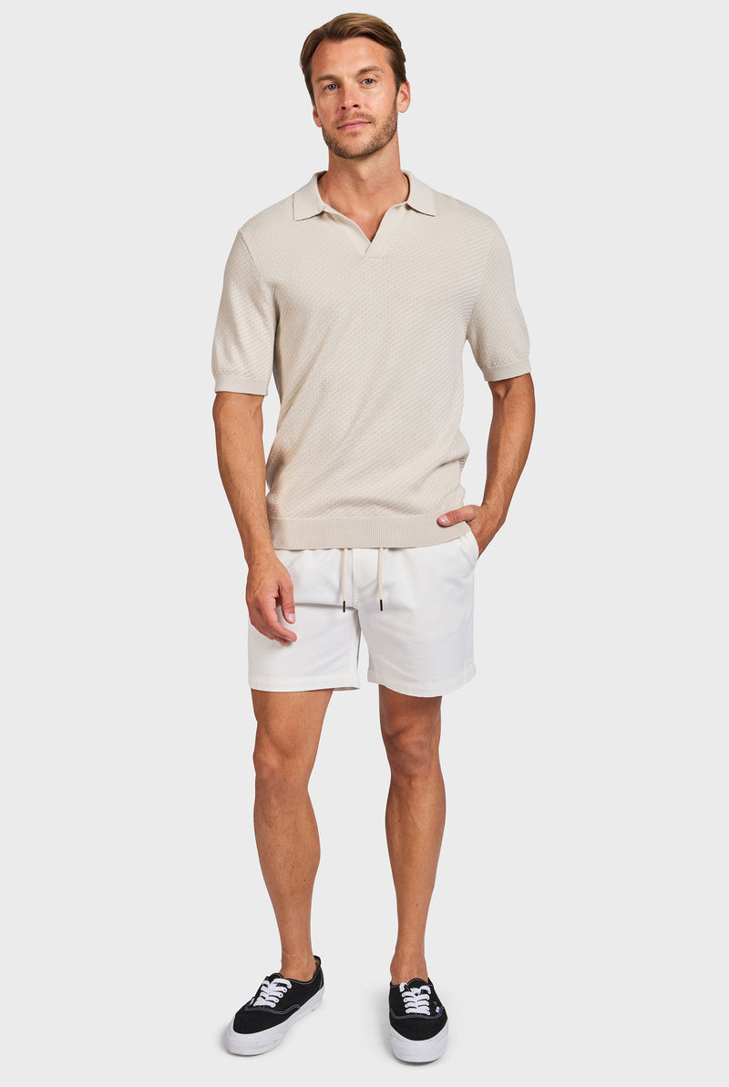 Jonny Textured Knit Polo