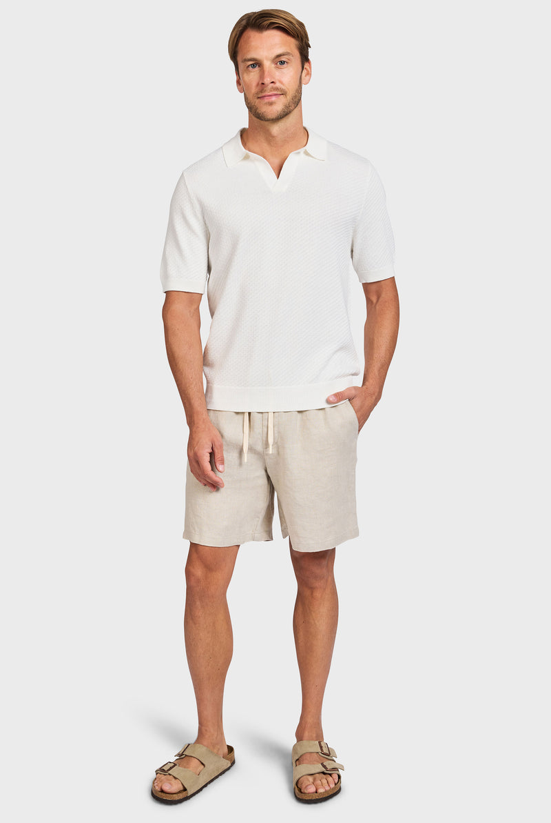 Jonny Textured Knit Polo