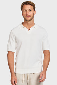 Jonny Textured Knit Polo