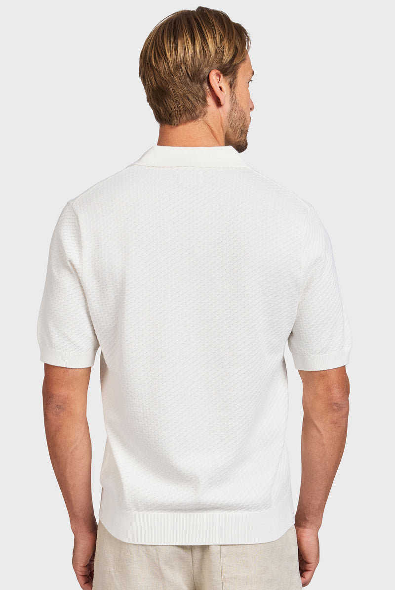 Jonny Textured Knit Polo