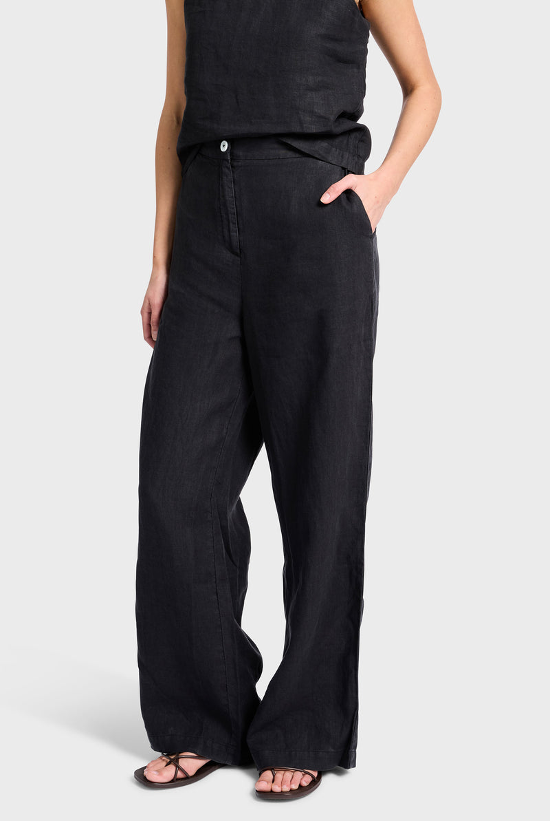 Linen Relaxed Trouser