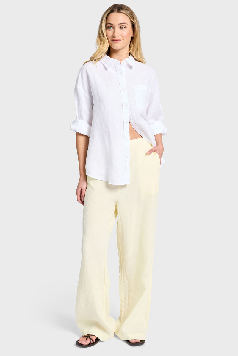 Linen Relaxed Trouser