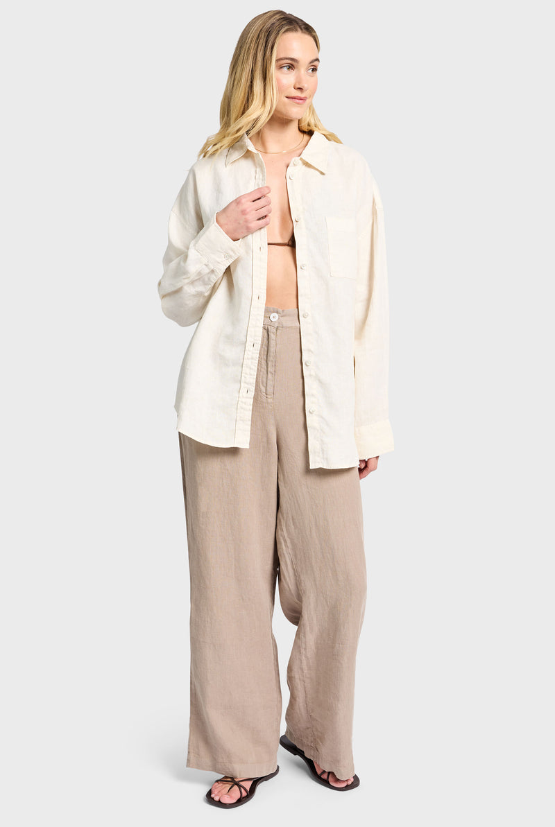 Linen Relaxed Trouser