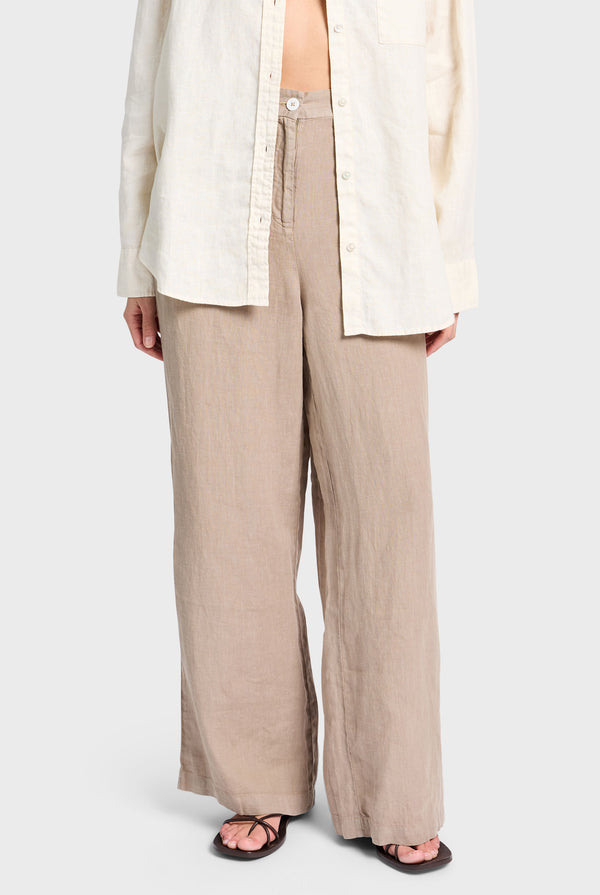 Linen Relaxed Trouser