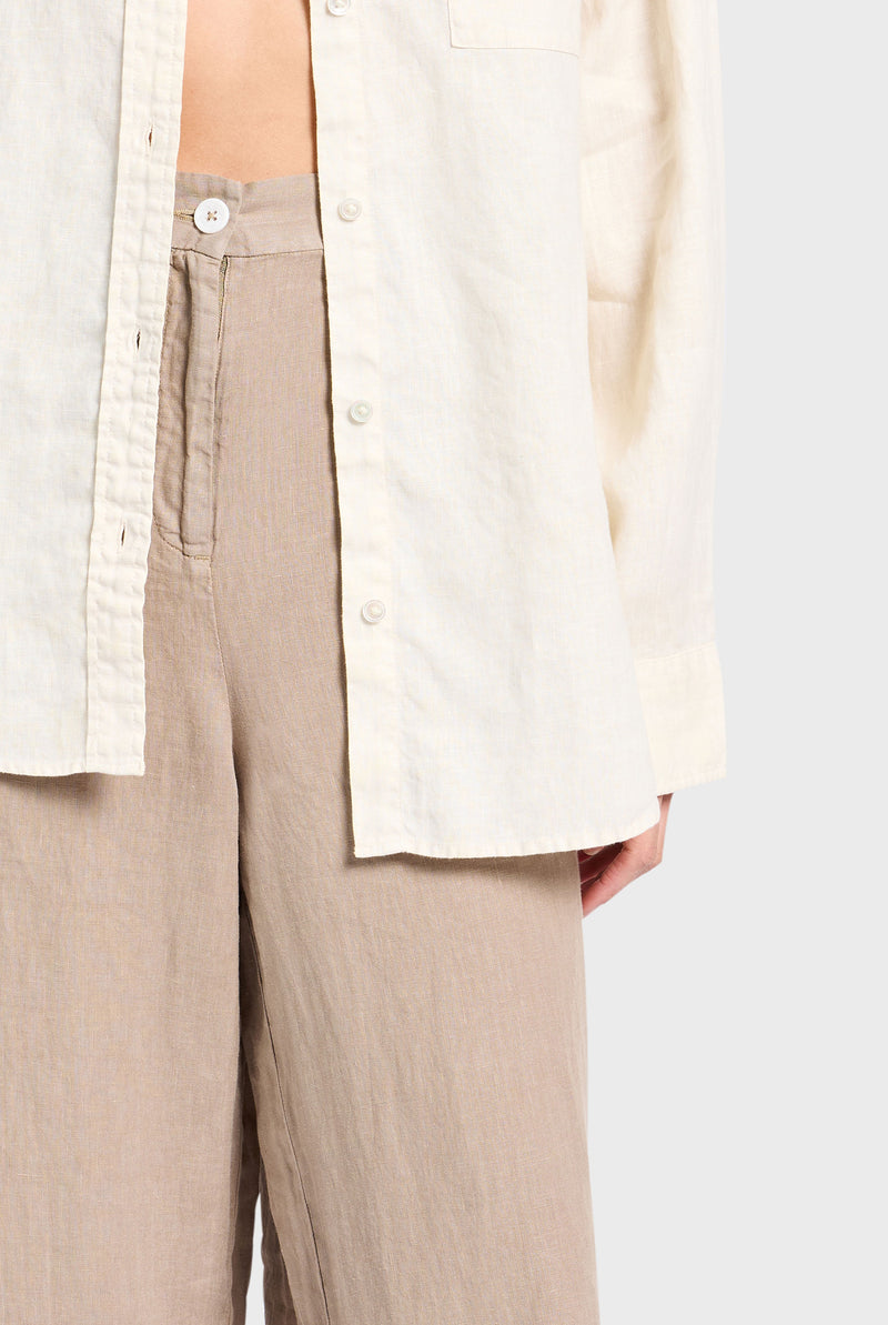 Linen Relaxed Trouser