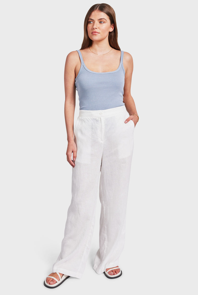 Linen Relaxed Trouser