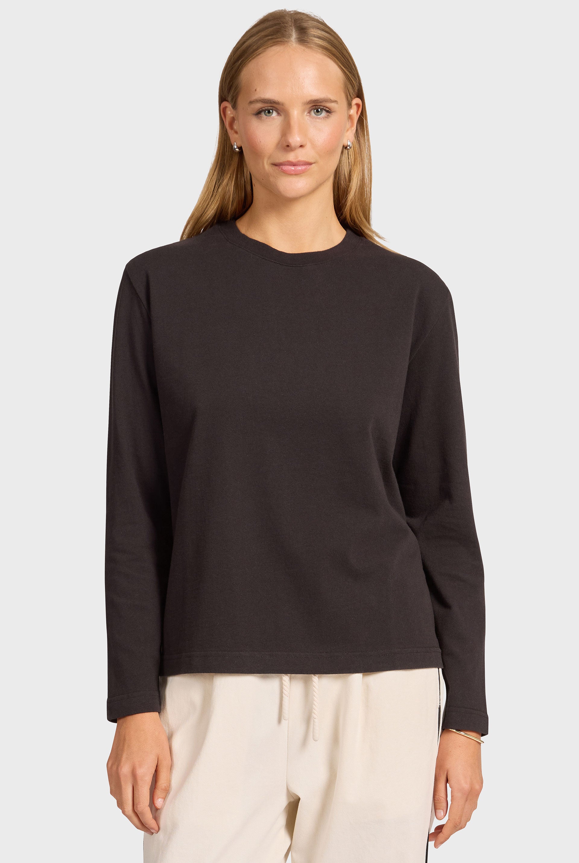 【1993studio】25SS★ Basic Women Long Sleeve MENTOR 1/4 ZIP PULLOVER WOMEN'S