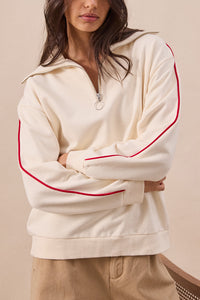 Maggie 1/4 Zip Sweat