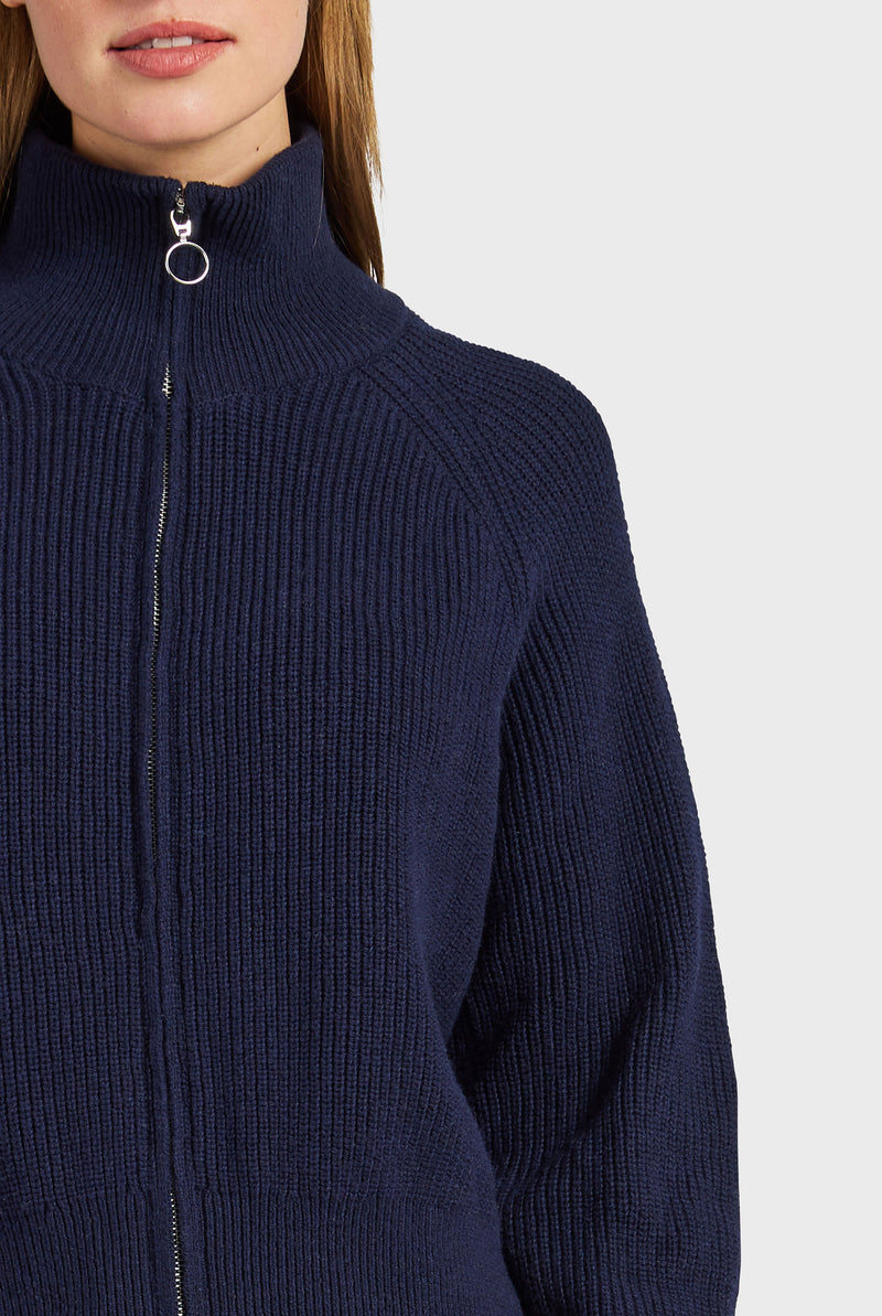 Maple Zip Through Knit