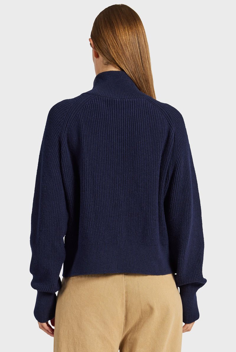 Maple Zip Through Knit