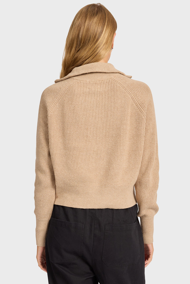 Maple Zip Through Knit