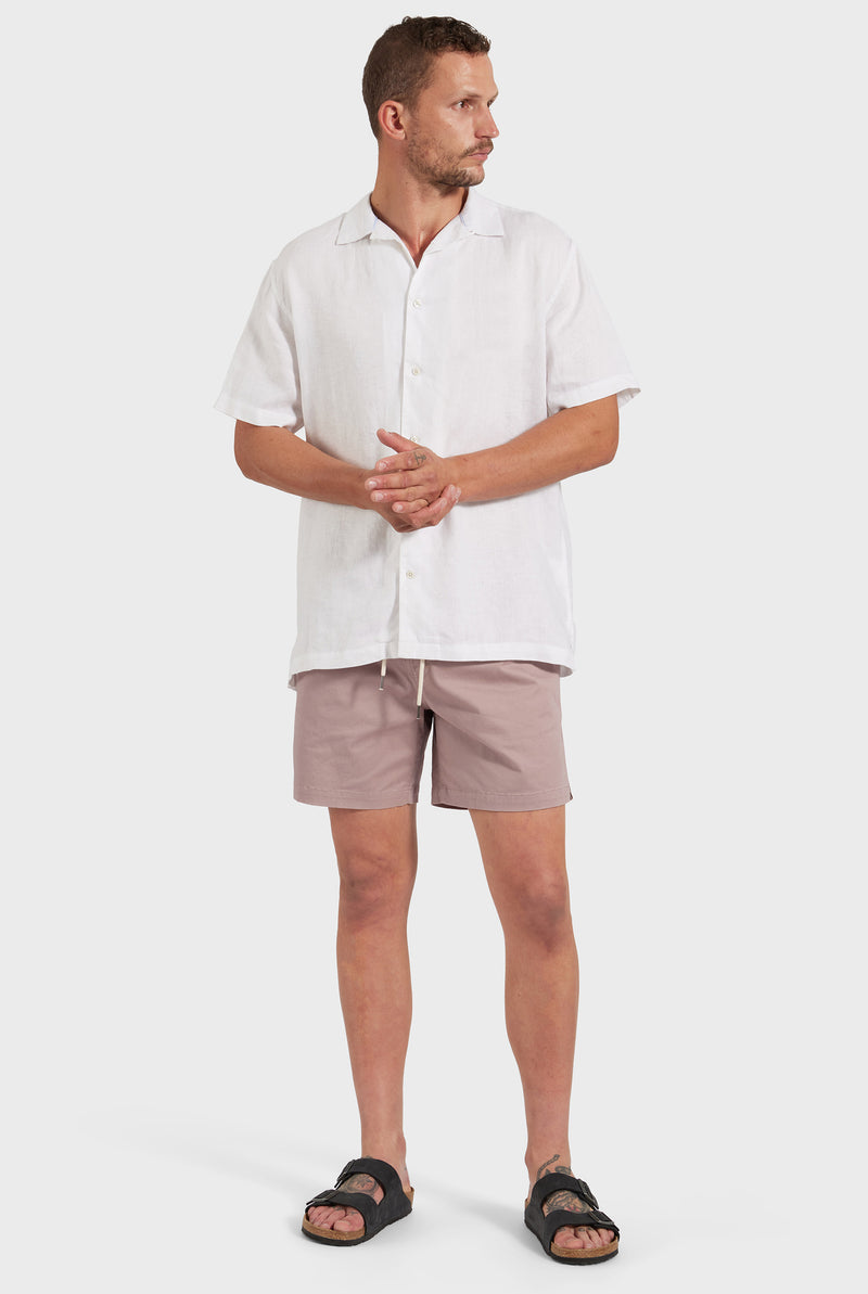 Mick Short Sleeve Linen Shirt