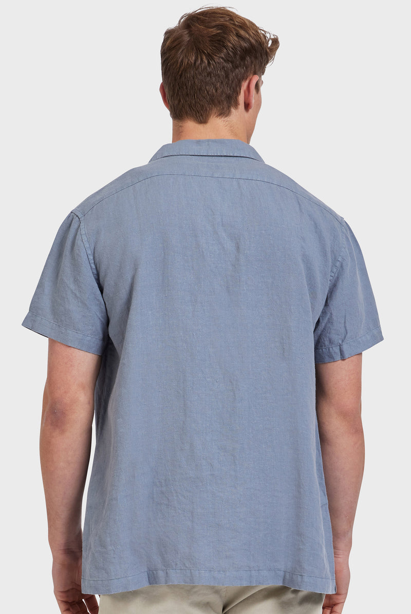 Mick Short Sleeve Linen Shirt