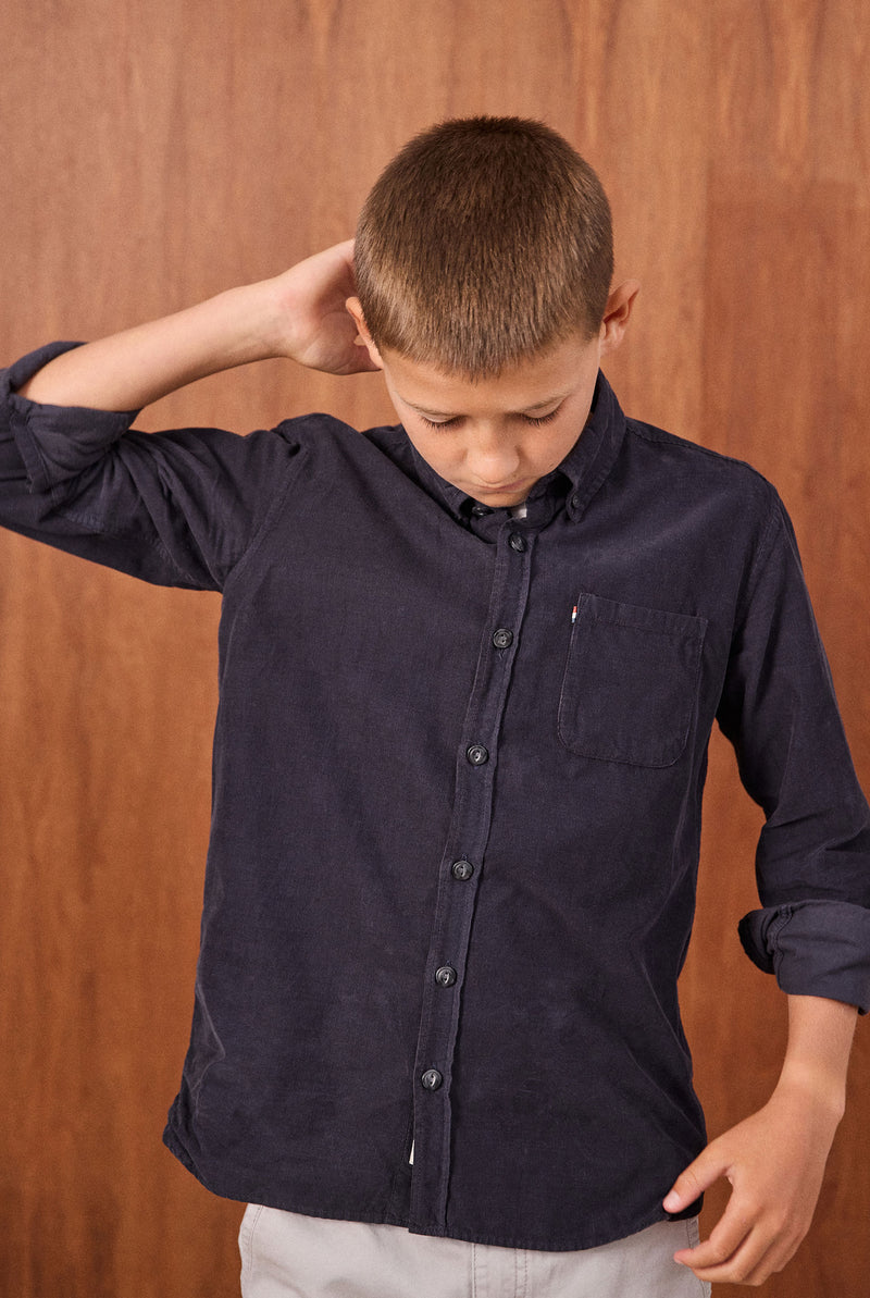 Kids Micro Cord Shirt
