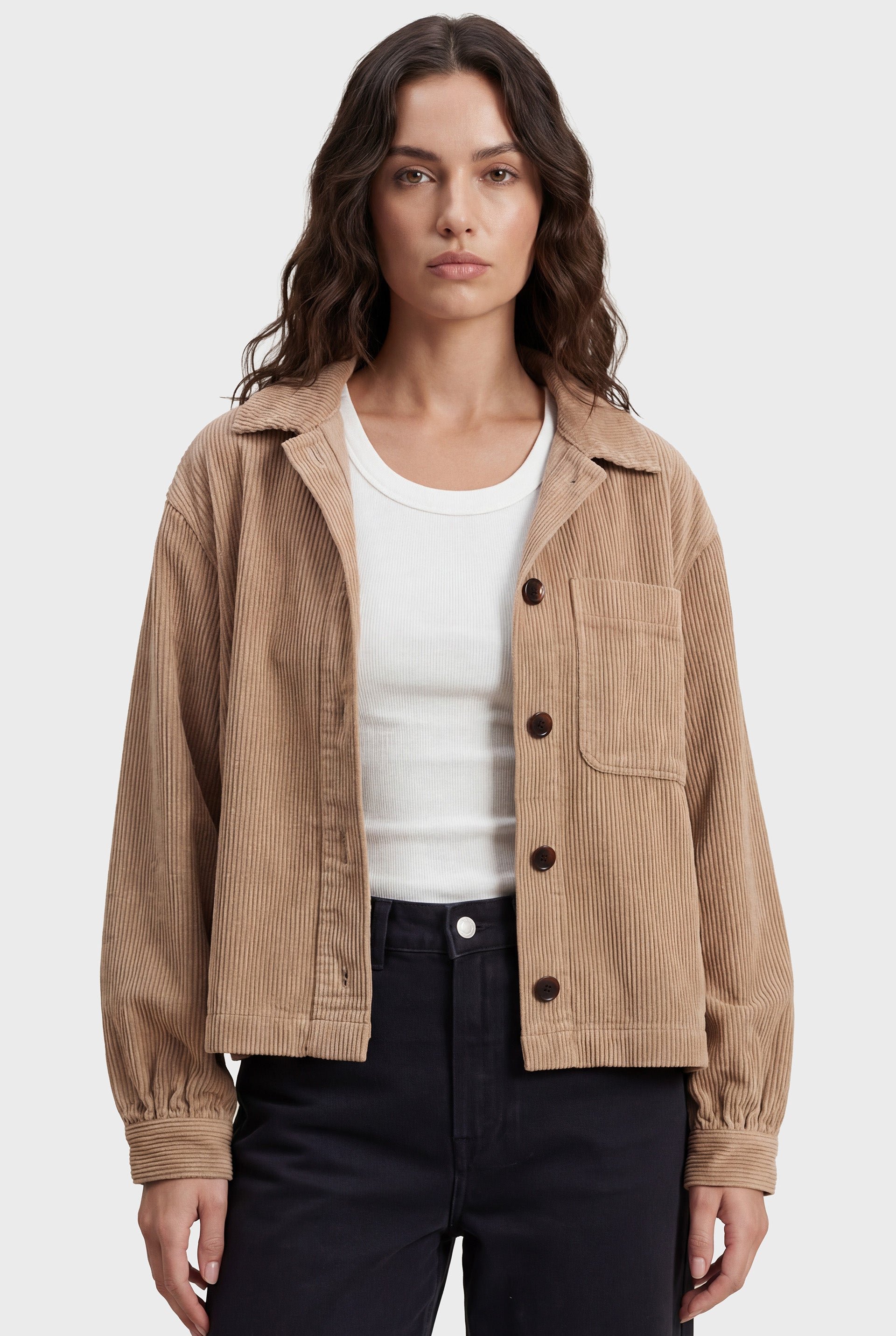 Patsy Cord Overshirt - Women's Outerwear | Academy Brand