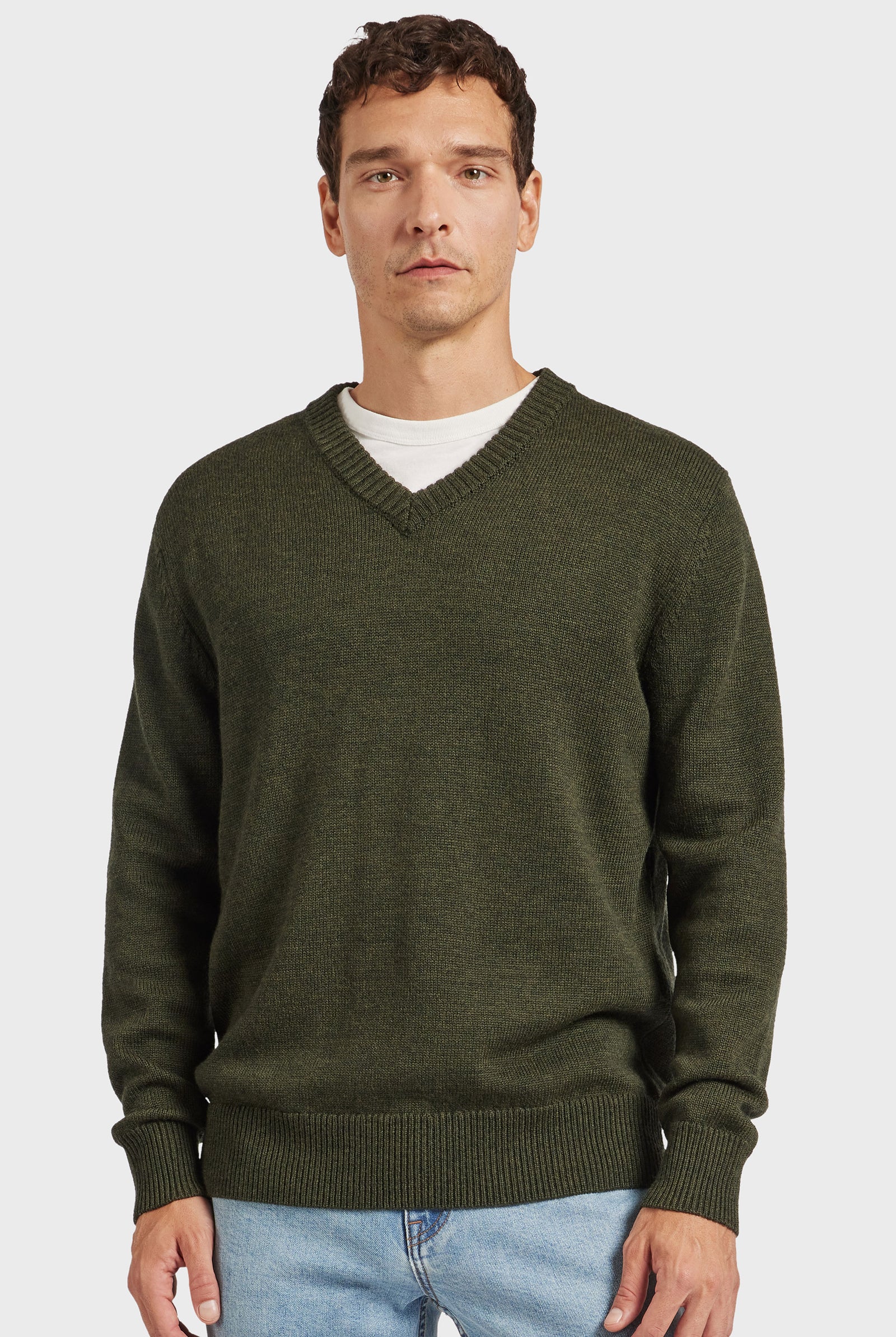 Mens merino v neck best sale