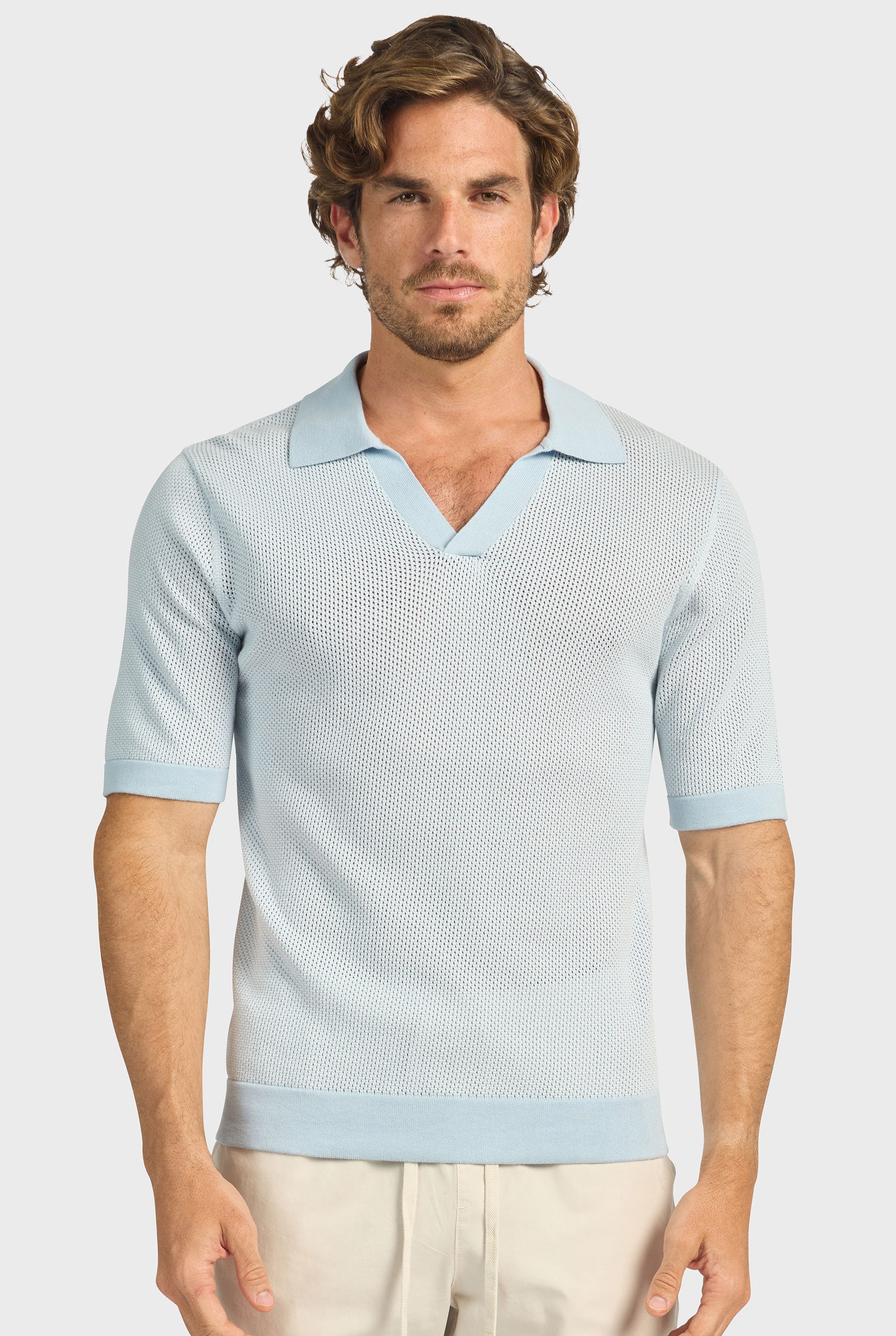 トップス opium england logo knit polo shirts UNISEX OPIUM 00 POLO OVERSIZED FIT. CRAFTED FROM 100% COTTON PIQUE