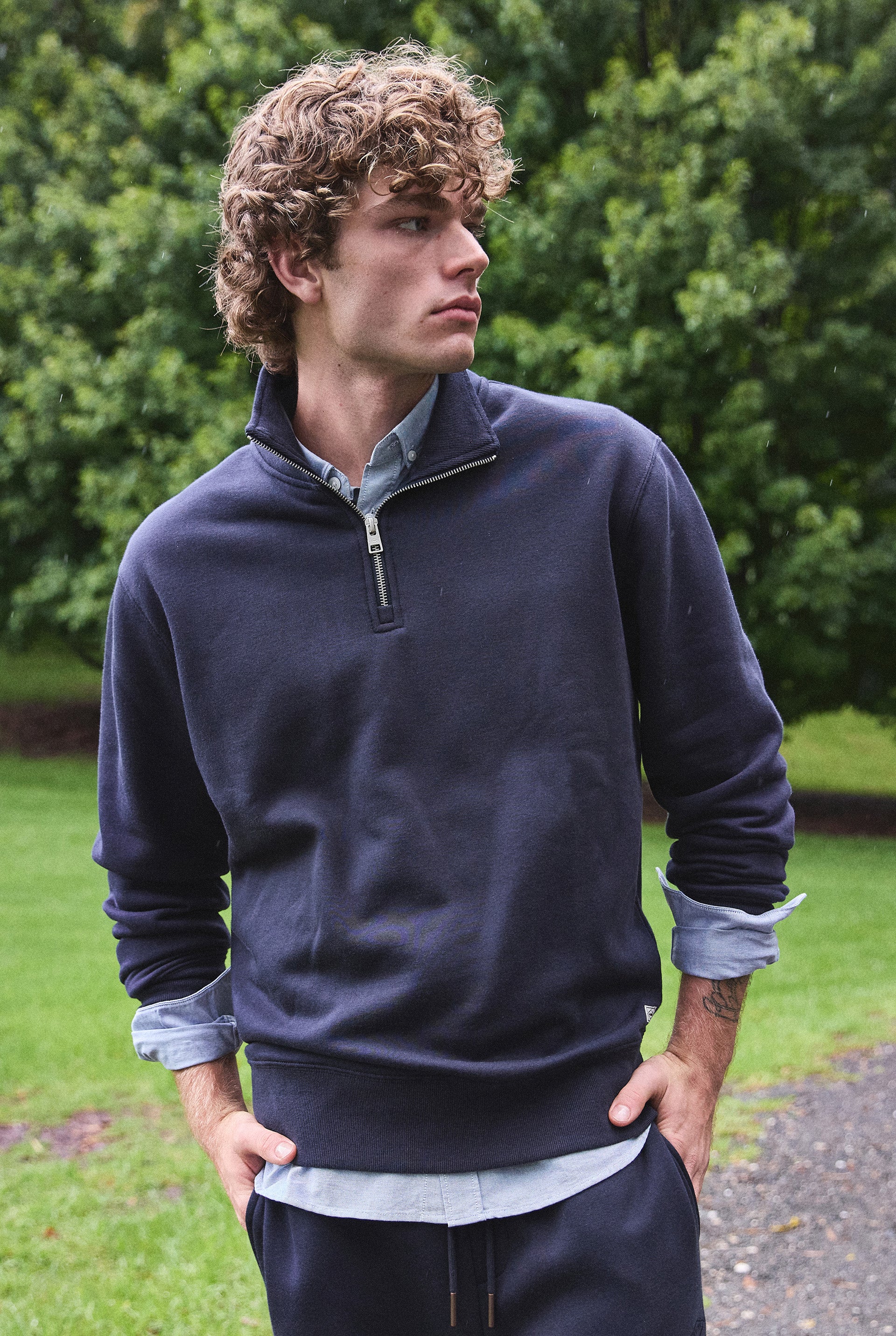 トップス ACADEMIC M-1 Academy 1/4 Zip Sweat – Academy Brand