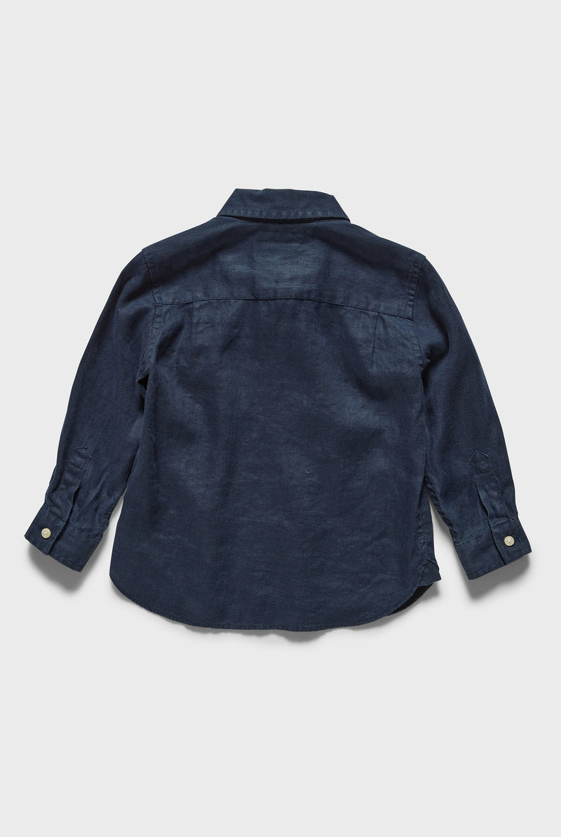 Kids Hampton Linen Shirt