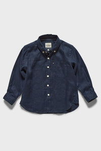 Kids Hampton Linen Shirt