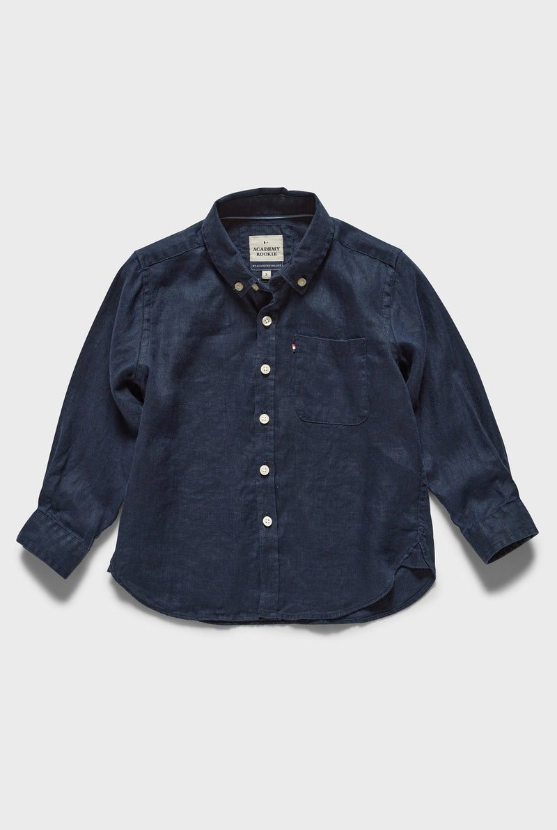 Kids Hampton Linen Shirt