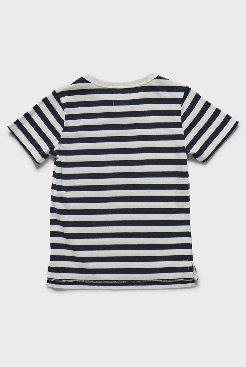 Kids Stripe Blizzard Wash Tee