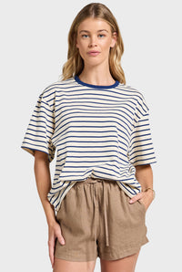 Relaxed Stripe Tee