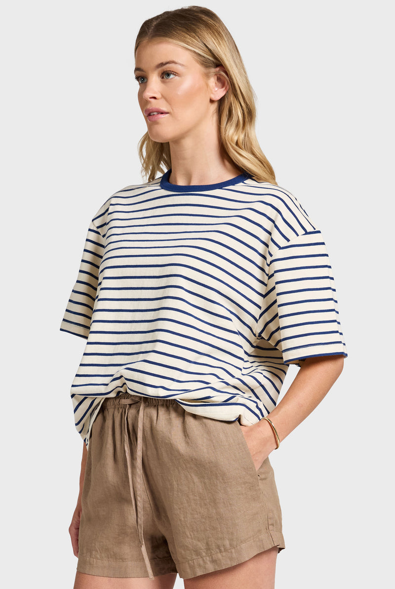 Relaxed Stripe Tee