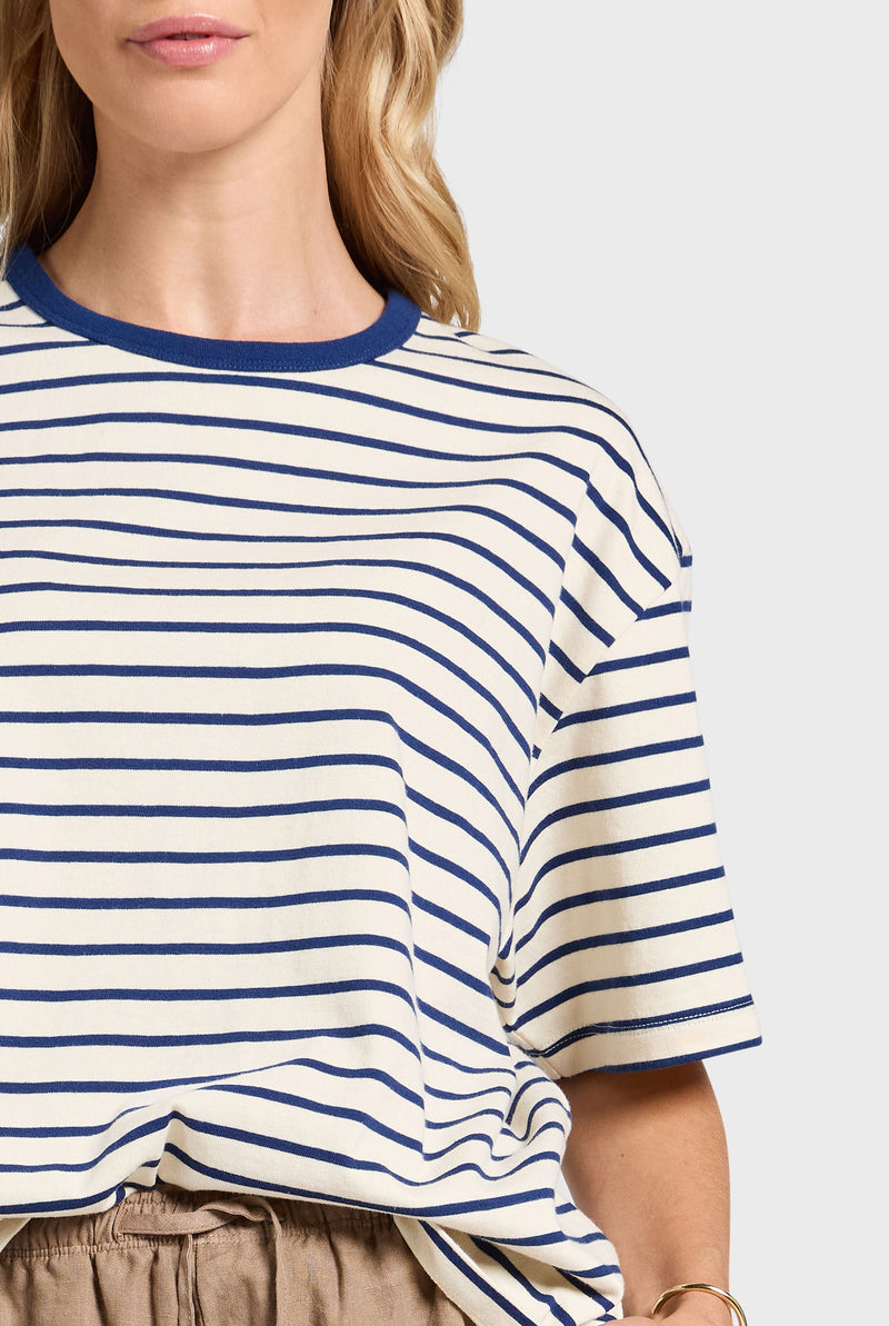 Relaxed Stripe Tee