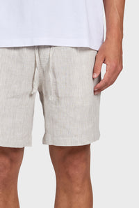 Stripe Riviera Linen Short