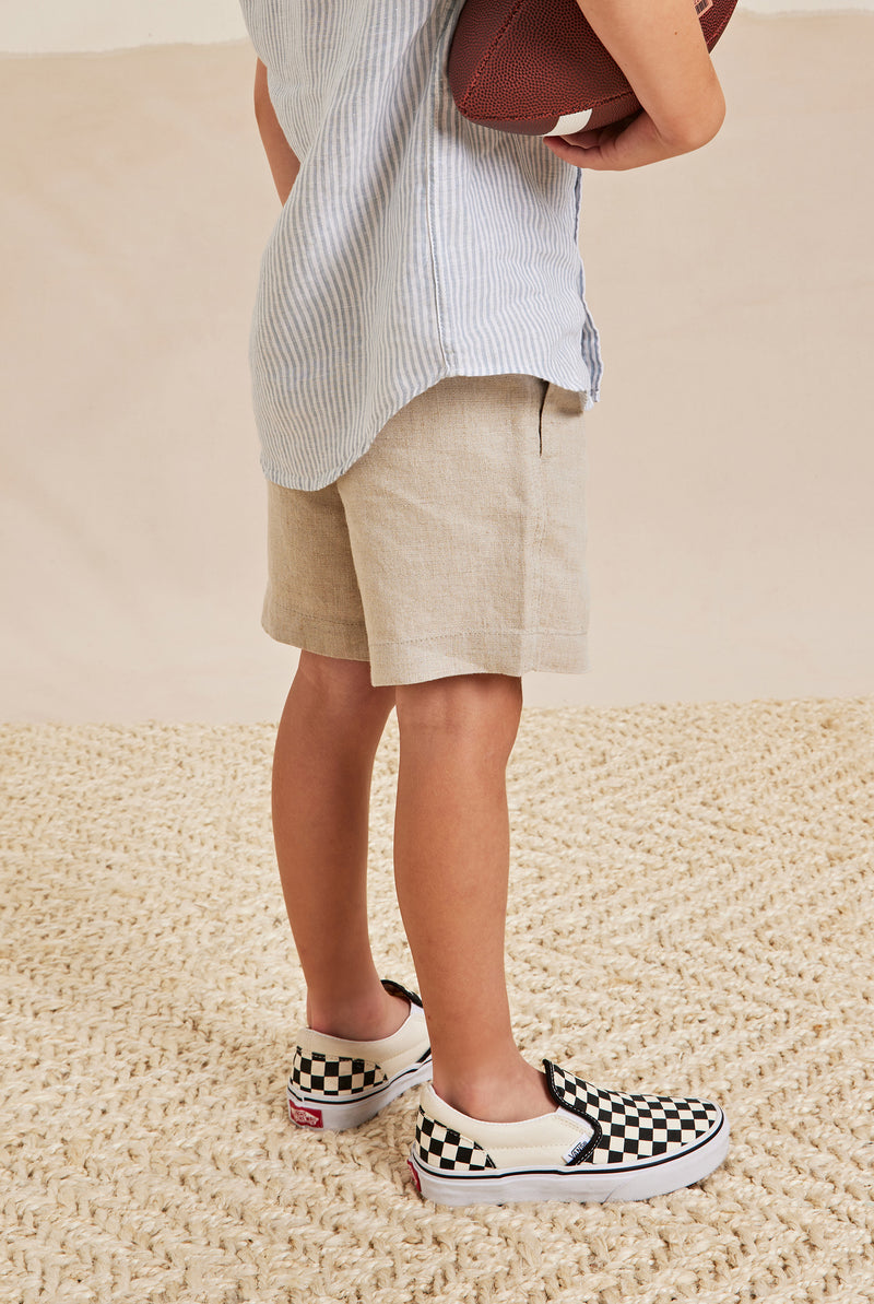 Kids Riviera Linen Short
