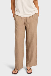 Riviera Piped Linen Pant