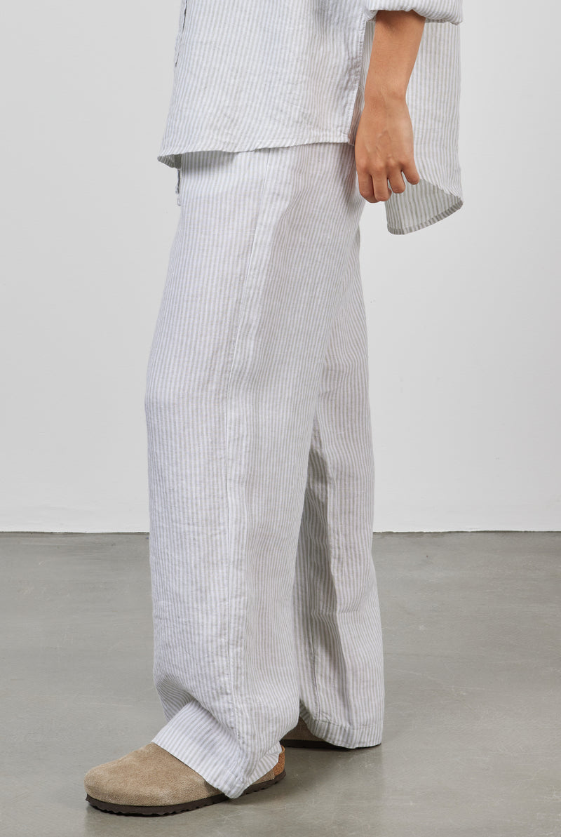 Rory Linen Pant in Sage green